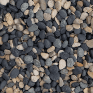 Natural Blend Pebbles 5-8mm Antraciet-grijs-zand 20kg