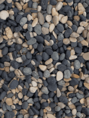 Natural Blend Pebbles 5-8mm Antraciet-grijs-zand 20kg