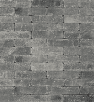 Trommelsteen 20x5x7cm grijs/zwart genuanceerd